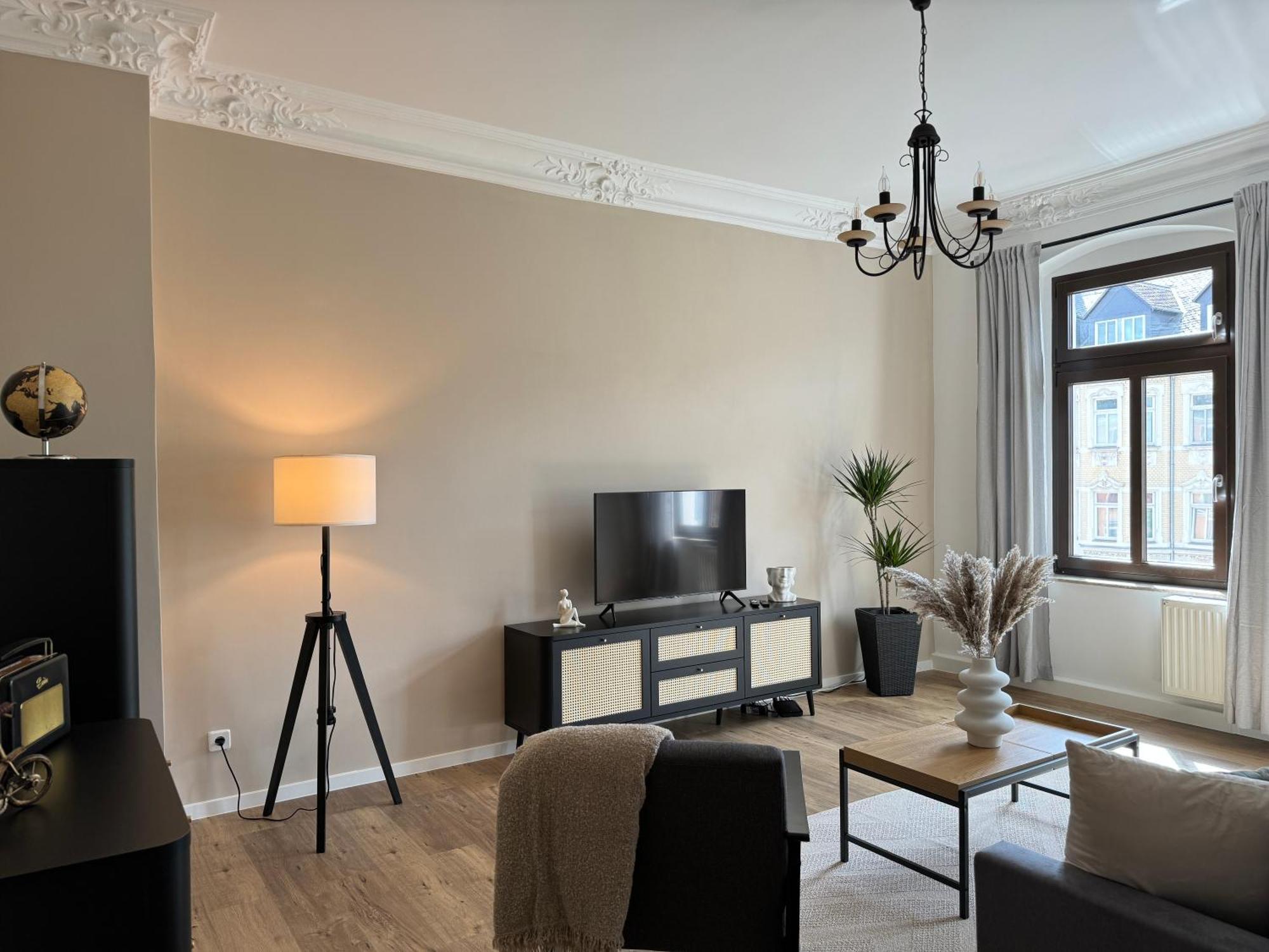 Stylisches Appartement Im Jugendstil-Viertel 켐니츠 외부 사진